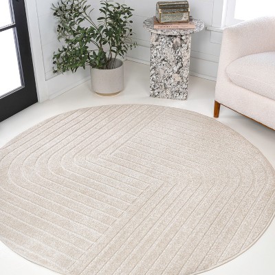 JONATHAN Y Odense High-Low Minimalist Angle Geometric Indoor/Outdoor Area Rug
