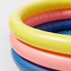 10.63'' x 4.13'' x 10.63'' 3 Ring Pool 105 gal Round Kiddie Pool - Yellow/Pink/Navy - Sun Squad™ - 4 of 4