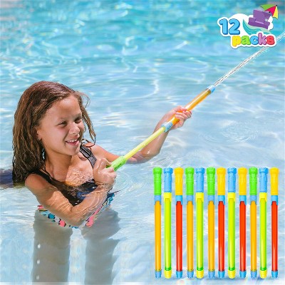 Joyfy 6/12/18 Packs Super Water Blaster Set, 16.5'' Water Soaker Bulk, Summer Water Squirt Game Swimming Pool Toys for Kids Pool Game Summer Water Fun