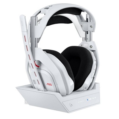 Logitech G Astro A50 LIGHTSPEED Wireless Gaming Headset + Base Station (Gen 5) for PS5 - White