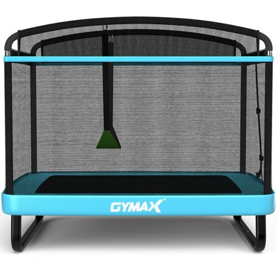 Costway 6FT Kids Recreational Trampoline W/Swing Safety Enclosure Indoor/Outdoor