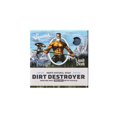 DR. SQUATCH Men's All Natural Bar Soap - Dirt Destroyer - 5oz