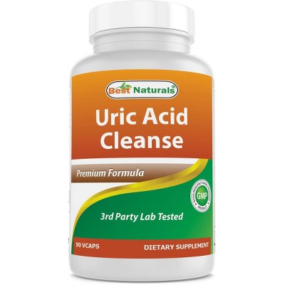 Best Naturals Uric Acid Cleanse Vitamins for Men and Women - 90 Vegetarian Capsules