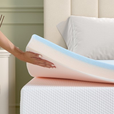 2 Inch   Memory Foam Mattress topper, Foam Surface with Protective Layer, Protecting the Foam protects you more.
