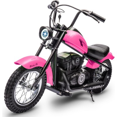 Electric Motorcycle for Kids, 24V 250W Kids Electric Dirt Bike, Two Speed Max Up to 14MPH & 60 Minutes Continuous, with Led Lights