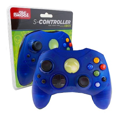Old Skool S-Type Controller for Original XBOX (BLUE)