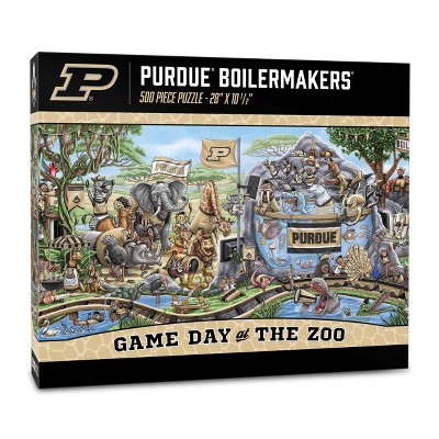 NCAA Purdue Boilermakers Game Day at the Zoo 500pc Jigsaw Puzzle: Sports Theme, Ages 10+