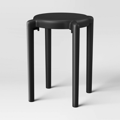 Recycled Dorm Accent Table Black - Room Essentials™
