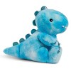 FAO Schwarz Glow Brights Toy Plush LED with Sound Blue Dinosaur 12" Stuffed Animal - 3 of 4