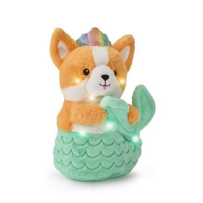 FAO Schwarz 12" Glow Brights Plush LED with Sound Mer-Dog