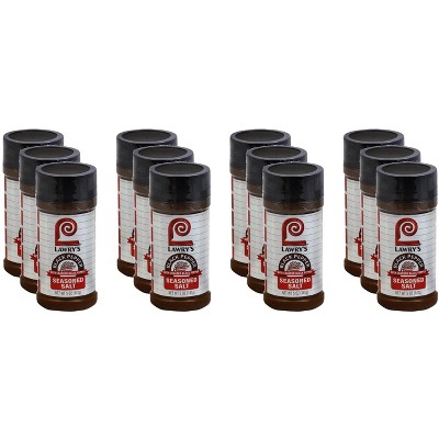 Lawrys Seasoned Salt Black Pepper - Pack of 12 - 5 oz