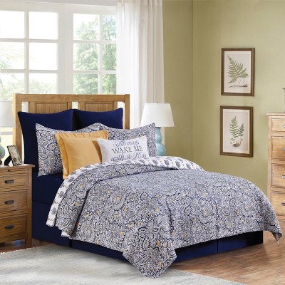 C&F Home Serena Cotton Quilt Set  - Reversible and Machine Washable
