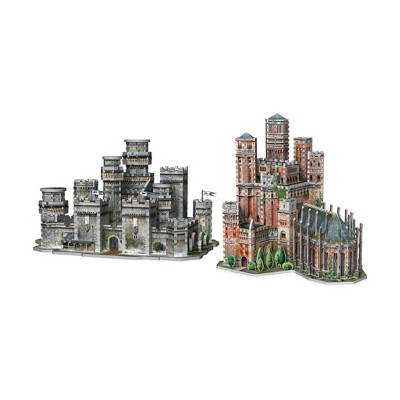 Game of Thrones 2pk - The Red Keep & Winterfell 3D Puzzles 1755pc