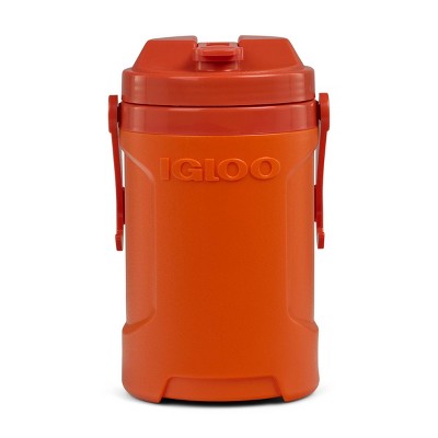 Igloo Latitude Half Gallon Cooler Jug - Orange: BPA-Free, Insulated, Portable Beverage Server