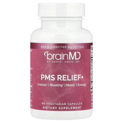 BrainMD PMS Relief+, 60 Vegetarian Capsules