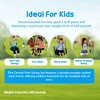 XDP Recreation Central Park Swing Set, 6 Child Capacity, Backyard Playset with Slide, Trapeze Swing, Fun-Glider, and 2 Traditional Swing Seats, Green - 3 of 4