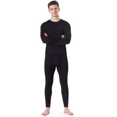 Rocky Thermal Underwear for Men, Long Johns Fleece Lined Set, Shirt & Pants, Base Layer