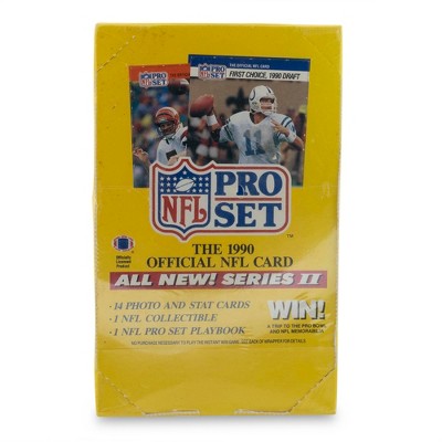 Pro Set NFL 1990 Pro Set Series 2 Sealed Box | 36 Packs