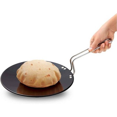Hawkins Futura 10.25" Hard Anodized Concave Tava Griddle: Aluminum Surface, Induction & Gas Compatible, Hand Wash