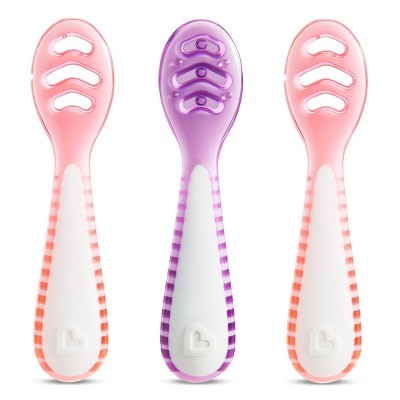 Munchkin Gentle Dip Self-Feeding Spoons - 3pk
