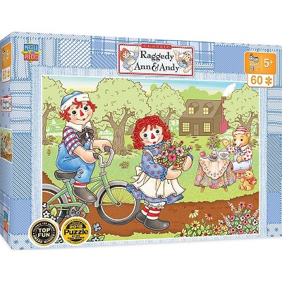 MasterPieces Inc Raggedy Ann & Andy Bike Ride 60 Piece Jigsaw Puzzle