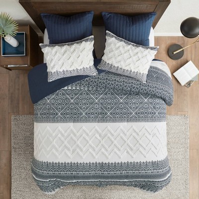 Ink+Ivy 3pc Mila Comforter Set with Chenille Tufting