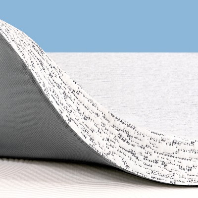 Subrtex 3" Memory Foam Mattress Topper with Cooling Removable Cover