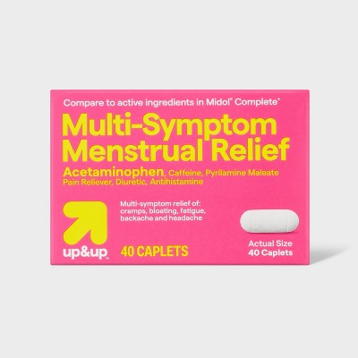 Multi-Symptom Acetaminophen Menstrual Pain Reliever - 40ct - up&up™