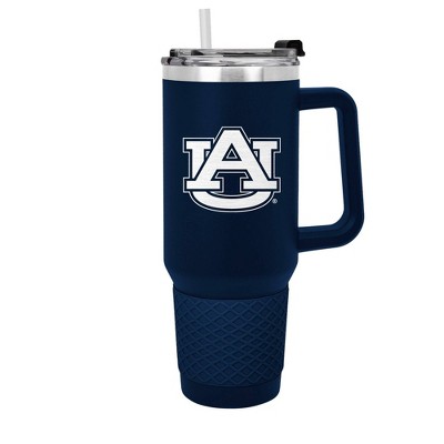 NCAA Auburn Tigers Colossus Travel Mug - 40oz: Stainless Steel Tumbler with Straw