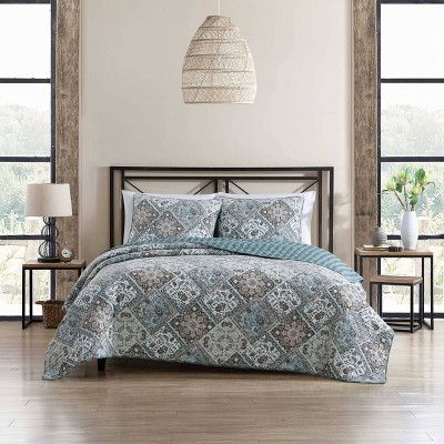 Stone Cottage King Arell Quilt Set Blue