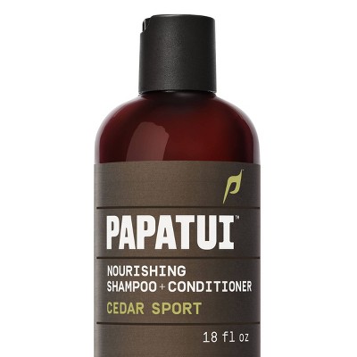 Papatui Nourishing Men's Shampoo+Conditioner 2-in-1 Cedar Sport - 18 fl oz