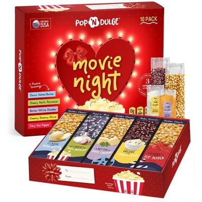 Mothers Day Gifts Movie Night Heart Popcorn Gift Set
