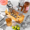 Cocktail Shaker Set Bartender Kit with Stylish Bamboo Stand 16 Piece Barware Mixing Tools, Bartending Kit Gift Set For Home Bar Party, Stainless Steel - 3 of 4