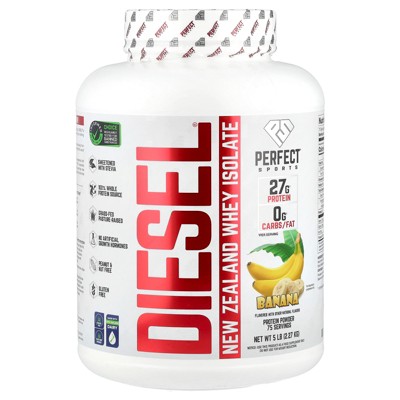 PERFECT SPORTS Diesel 100% New Zealand Whey Isolate - 5lbs Banana