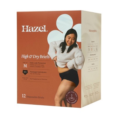 Hazel High & Dry Briefs Disposable Incontinence & Postpartum Underwear