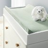 Muslin Changing Pad Cover - Sage Green - Cloud Island™ - 2 of 3