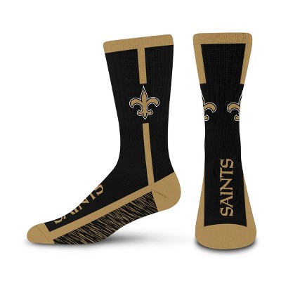 NFL New Orleans Saints Youth Rise Up Crew Socks: Team Logo Knit Apparel