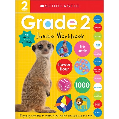 Second Grade Jumbo Workbook: Scholastic Early Learners (Jumbo Workbook) - (Paperback)