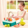 B. toys Running Water Play Sink - Splash-n-Scrub Sink - Kids Kitchen Playset - 2 of 4