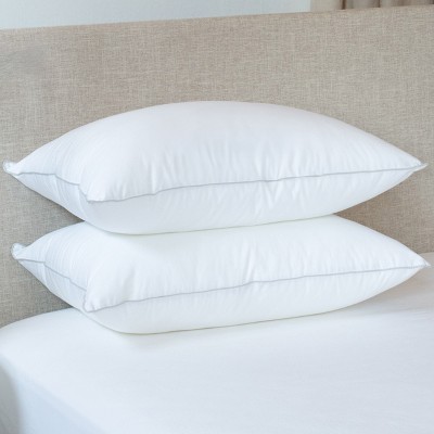 2 Pack Medium Down Alternative Bed Pillow - Standard/Queen | BOKSER HOME
