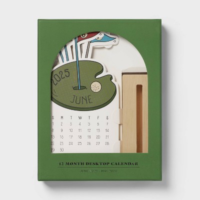 Father's Day Golf Shaped Mini Desk Calendar - Spritz™