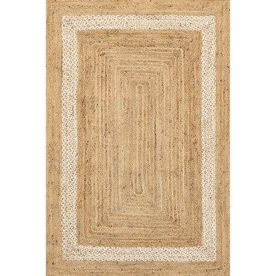 Nuloom Louisa Jute Bordered Indoor Area Rug