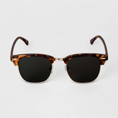 Men's Retro Browline Sunglasses - Goodfellow & Co™