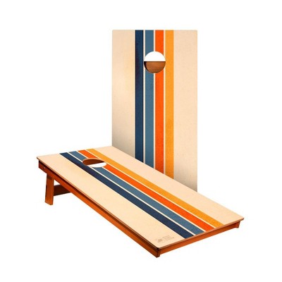 Skip's Garage | Vintage Striped Cornhole Boards - ACA Backyard Series