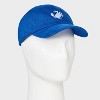 Men's Crab Baseball Hat - Goodfellow & Co™ Blue - 2 of 4