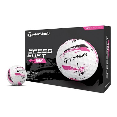 TaylorMade Speed Soft Ink Golf Balls 12bp - Pink