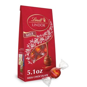 LINDOR, Lindt Milk Chocolate Candy Truffles - 5.1oz - 1 of 4
