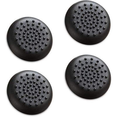 Fosmon [2 Pair / 4 Pcs] For Nintendo Switch Thumb Grips, Switch Joycon Grip, Silicone PS5 Controller Thumb Grips For Xbox One X S PS3 PS4, Black