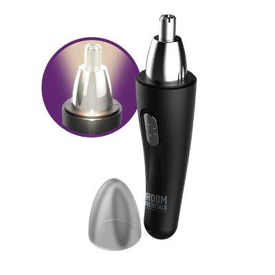 Chargeworx Groom Essentials Men's Battery-Powered Ear and Nose Hair Trimmer