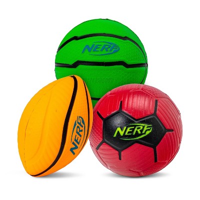 NERF Mini Foam Sports Ball Set - 3pc